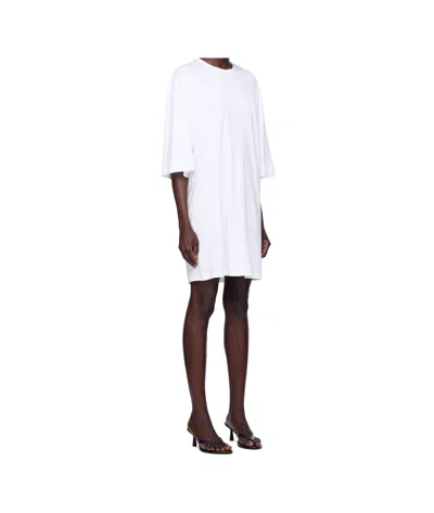 Totême Off-white Relaxed Tee Minidress In White