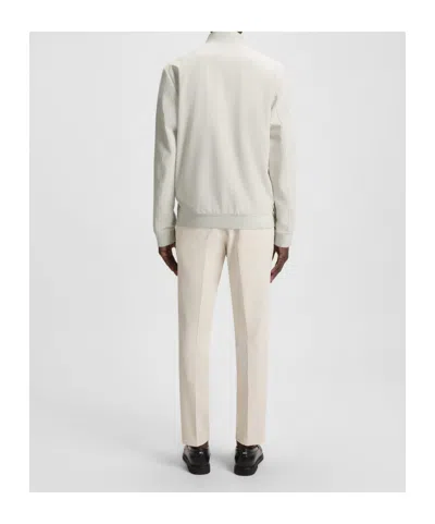 Hugo Boss Water-repellent Jacket In Performance-stretch Fabric In White