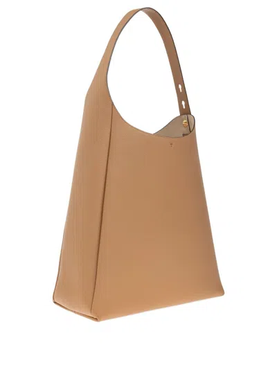 Tory Burch Romy Hobo Bag In Tiramisu Color Leather