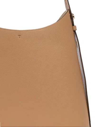 Tory Burch Romy Hobo Bag In Tiramisu Color Leather