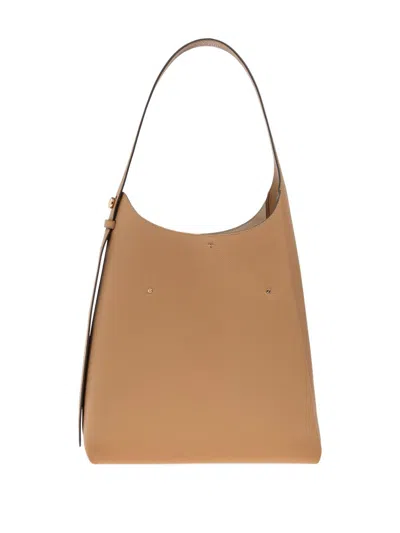 Tory Burch Romy Hobo Bag In Tiramisu Color Leather