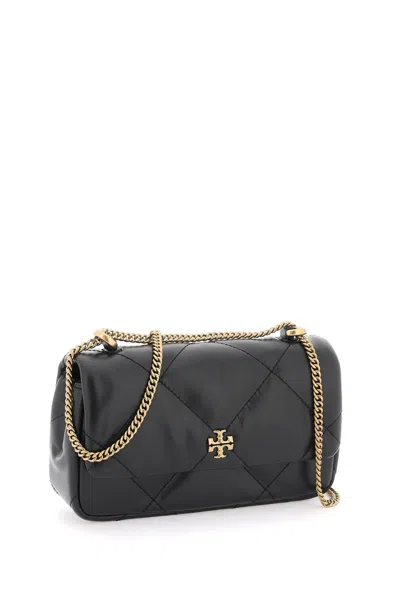 Tory Burch Black Kira Diamond Quilt Shoulder Bag