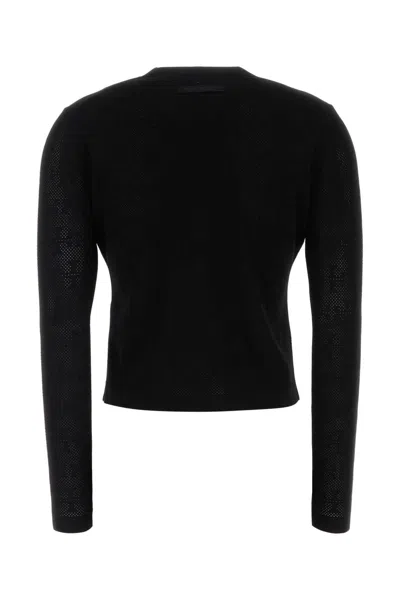 Tory Burch Black Viscose Blend Cardigan
