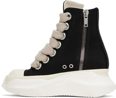 Rick Owens Drkshdw Black Hollywood Jumbo Laces Abstract Sneak Sneakers