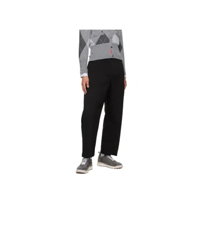 Thom Browne Gray Double Tech Nylon Alumni Sneakers In Gray
