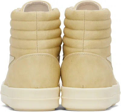 Rick Owens Drkshdw Beige Hollywood Vintage High Sneaks Sneakers In Neutral