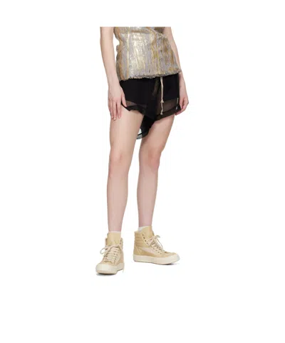 Rick Owens Drkshdw Beige Hollywood Vintage High Sneaks Sneakers In Neutral