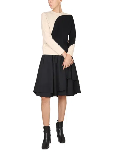 Tory Burch Colorblock Crewneck Sweater