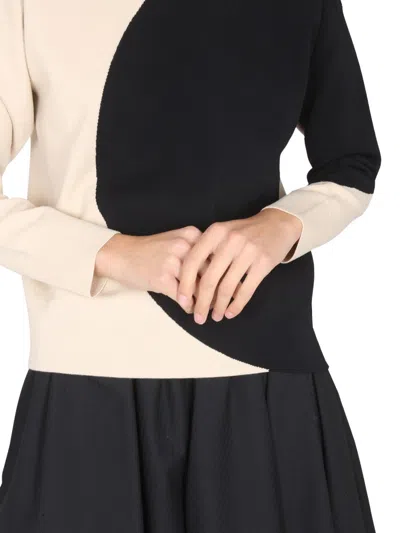 Tory Burch Colorblock Crewneck Sweater
