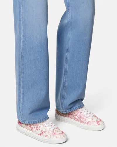 Versace Round Toe Low-top Casual Shoes