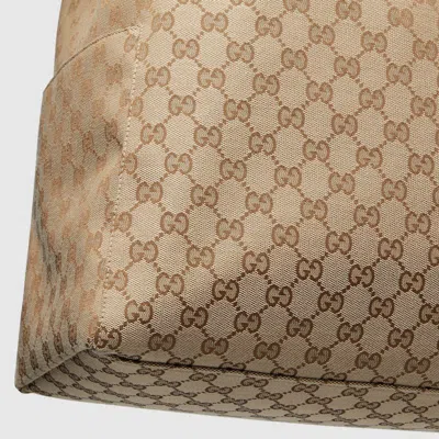Gucci Medium Gg Duffle Bag With Web