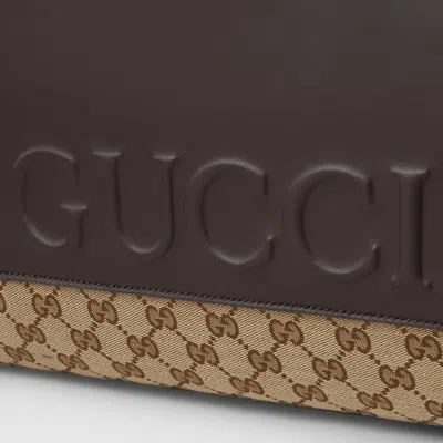 Gucci Medium Gg Duffle Bag With Web