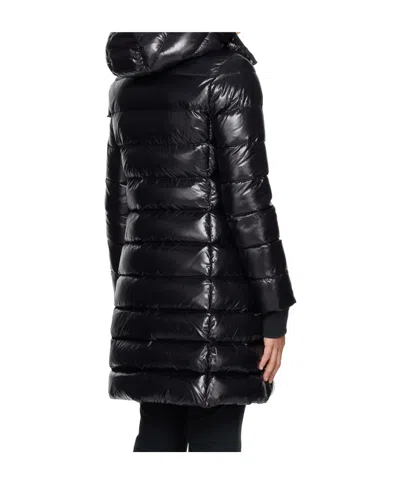 Moncler Moka Hooded Down Jacket In Black