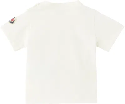 Moncler Crew Neck Short Sleeve T-shirt In White