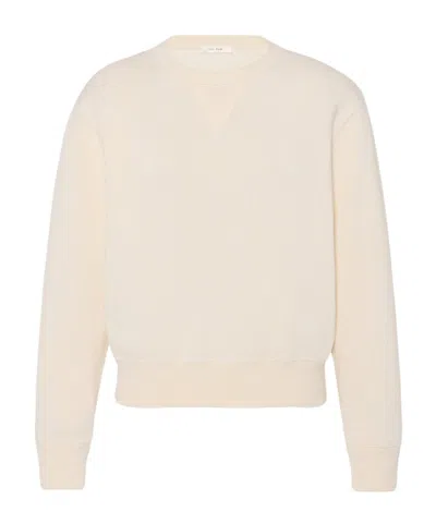 The Row Kuyana Sweatshirt In Silk In Nude