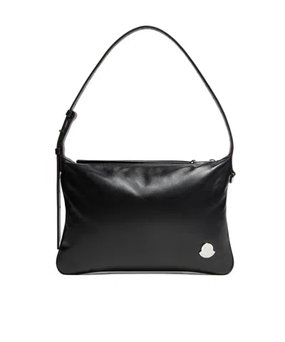 Moncler Vetta Nappa Leather Shoulder Bag