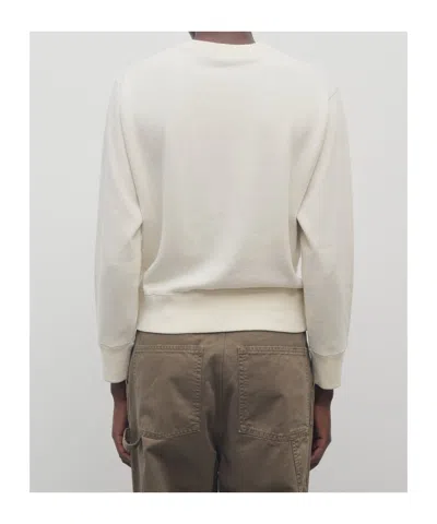 The Row Kuyana Sweatshirt In Silk In Nude