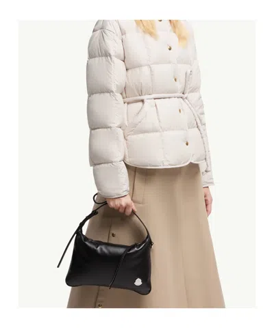 Moncler Vetta Nappa Leather Shoulder Bag