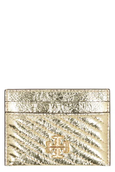 Tory Burch Kira Metallic Leather Card Holder