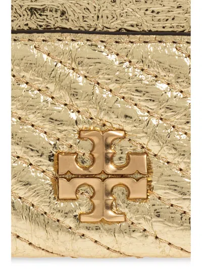 Tory Burch Kira Metallic Leather Card Holder
