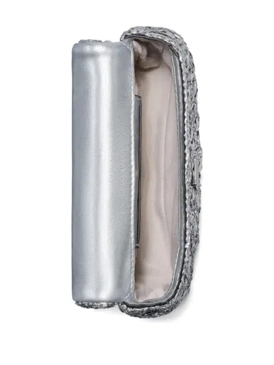 Tory Burch 'kira' Mini Shoulder Bag In Silver