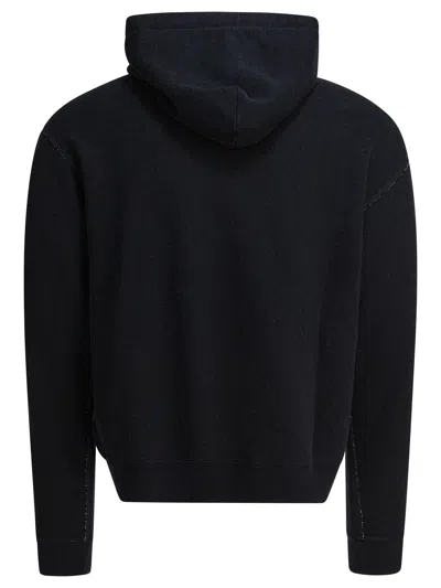 Valentino Cotton Fabric Sweatshirt With Comfortable Fit In Black