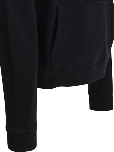 Valentino Cotton Fabric Sweatshirt With Comfortable Fit In Black