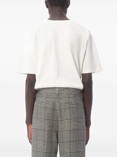 Valentino Crewneck T-shirt With Frontal Logo Print