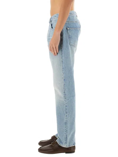 Valentino Tapered Jeans With Medium Wash In Blue