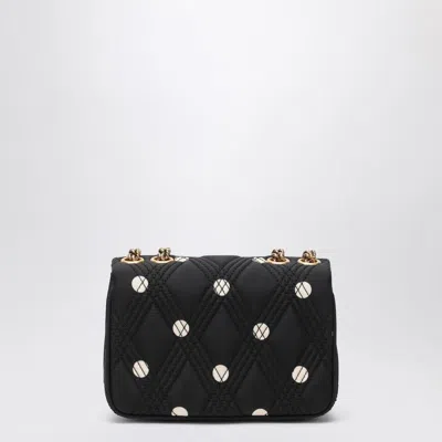 Valentino Quilted Bag With Chain Strap And Studded Rivets In Black