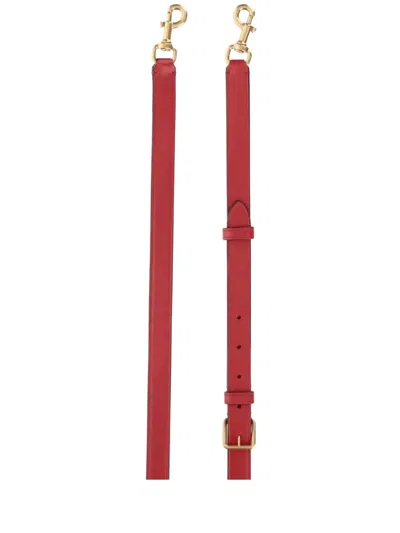Valentino Viva Superstar Two-tone Leather Shoulder Bag In Red