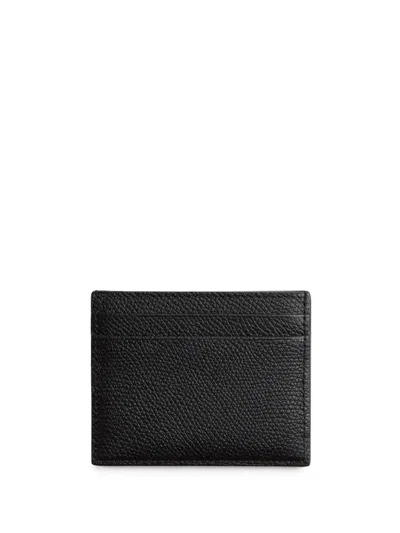 Valentino Garavani  Vlogo Signature Black Credit Card Holder