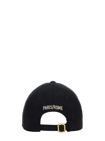 Valentino Garavani Midnight Blue Cotton Baseball Cap