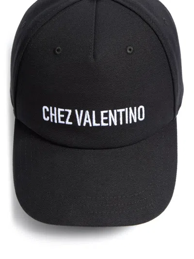 Valentino Garavani Midnight Blue Cotton Baseball Cap
