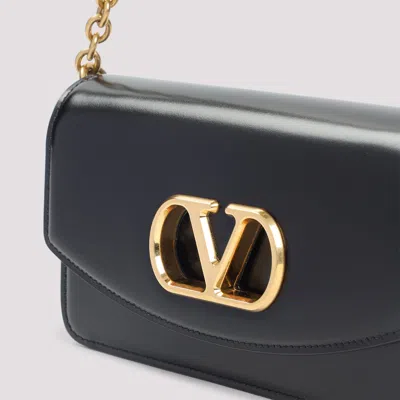 Valentino Small Clutch Gold-tone Hardware In Black