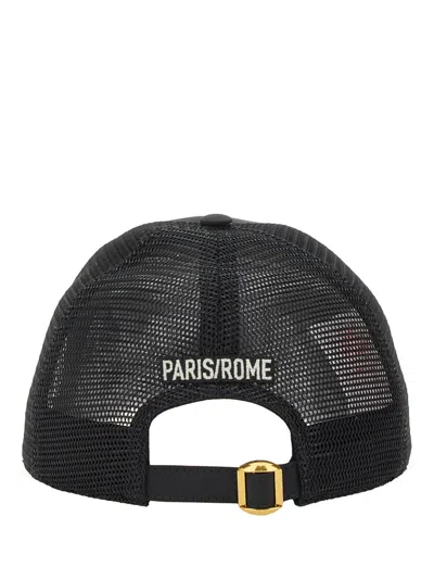 Valentino Garavani Chez Valentine Baseball Hat In Black