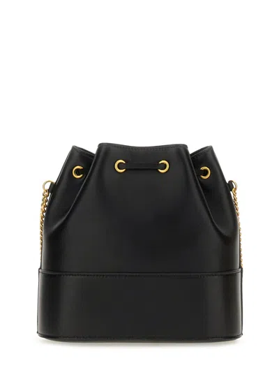 Valentino Vlogo Signature Mini Bucket Bag Crossbody Bags Black