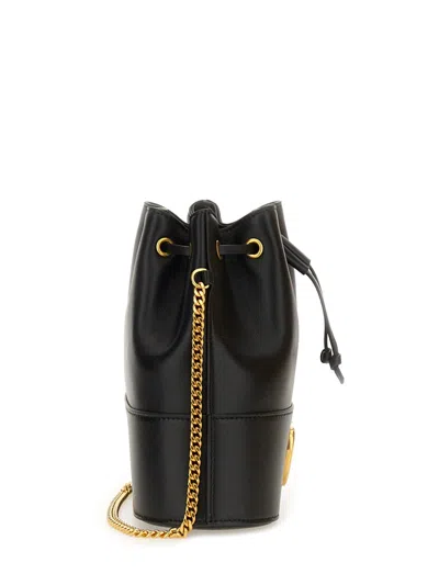 Valentino Vlogo Signature Mini Bucket Bag Crossbody Bags Black