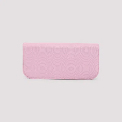 Valentino Garavani Textured Moire Clutch With Signature Logo