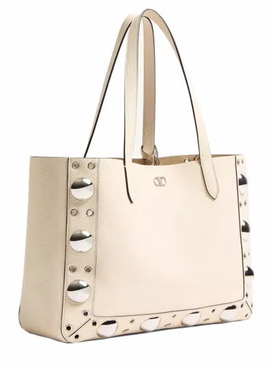 Valentino "riviera" Tote Bag Featuring Studded Detailing