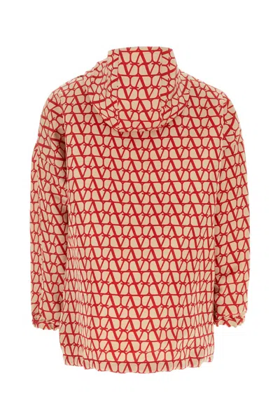 Valentino Anorak Con Stampa Toile Iconographe All Over In Multi