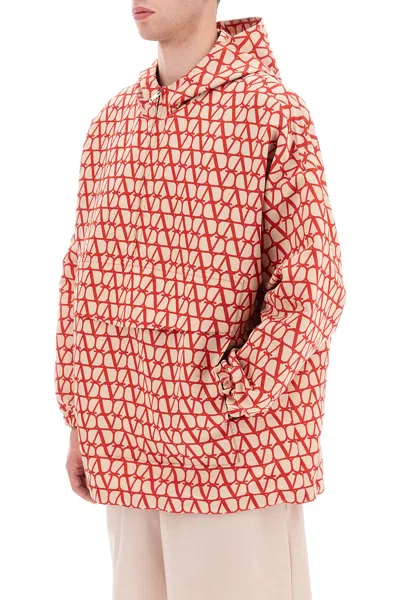 Valentino Anorak Con Stampa Toile Iconographe All Over In Multi