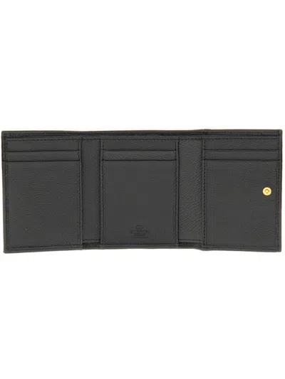 Valentino Vlogo Signature Trifold Wallet