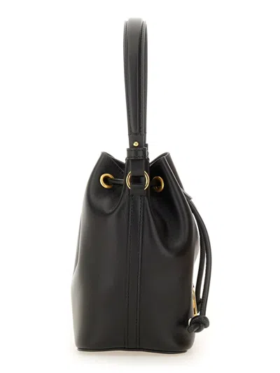 Valentino Vlogo Signature Mini Leather Bucket Bag