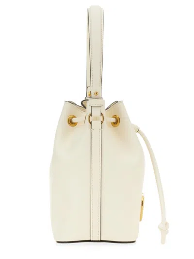 Valentino Vlogo Bucket Bag Contrast Trim