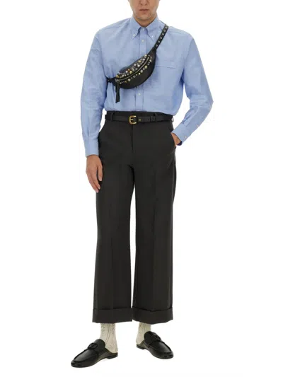 Valentino Garavani Charcoal Wool Pant
