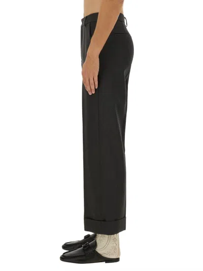 Valentino Garavani Charcoal Wool Pant