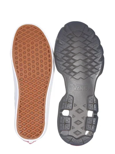 Vans Leopard Print Platform Trainers In Gray