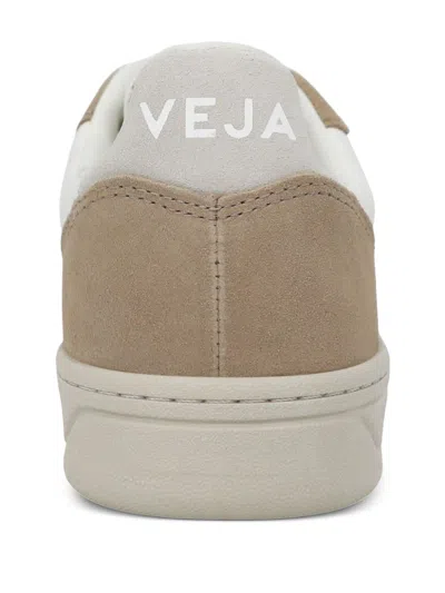 Veja Sneaker V10 White Camel V Gray In Multi