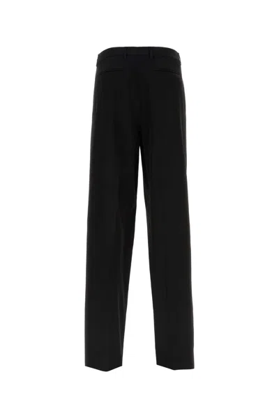 Versace Embellished Panel Formal Pants In Black